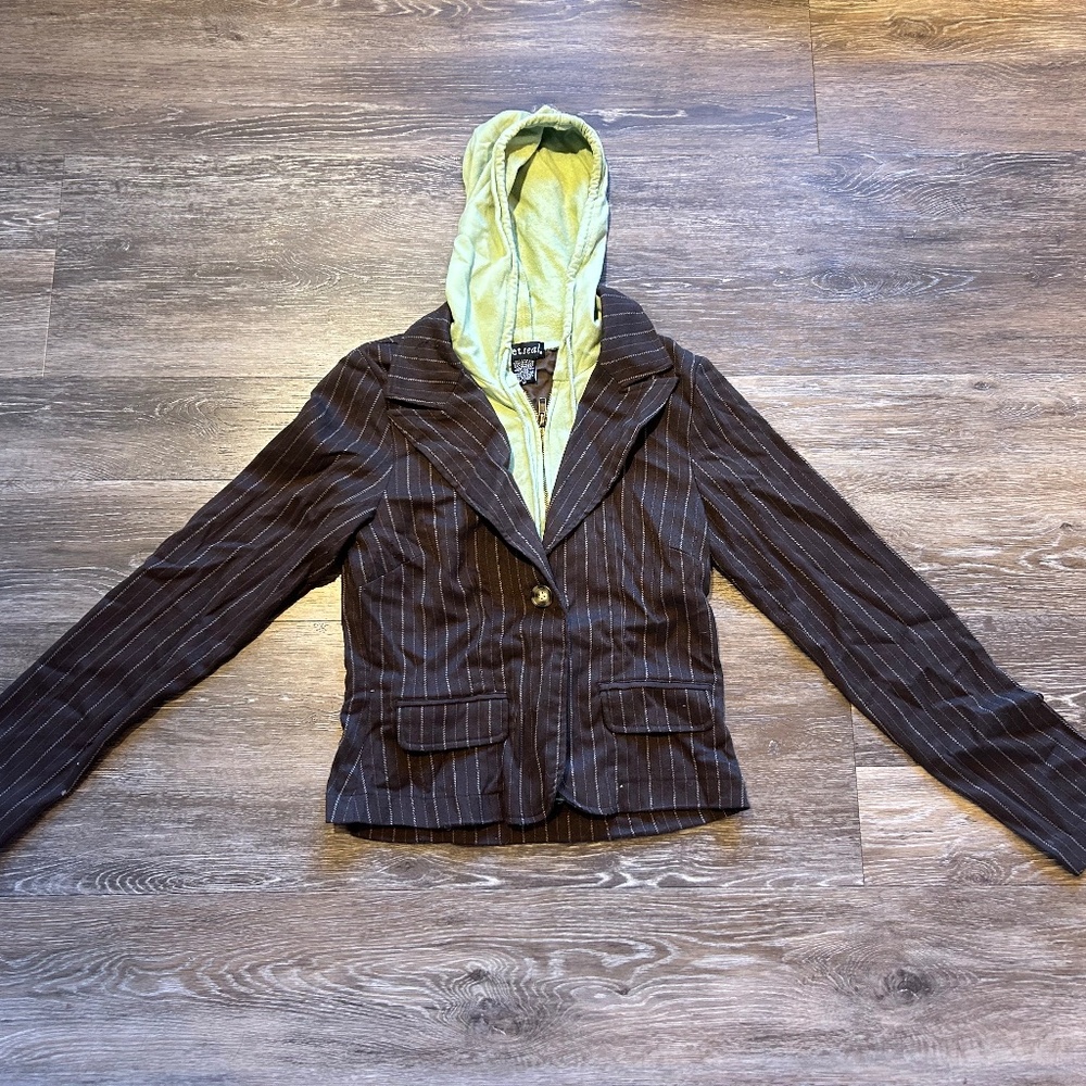 Vintage 2000s blazer hoodie